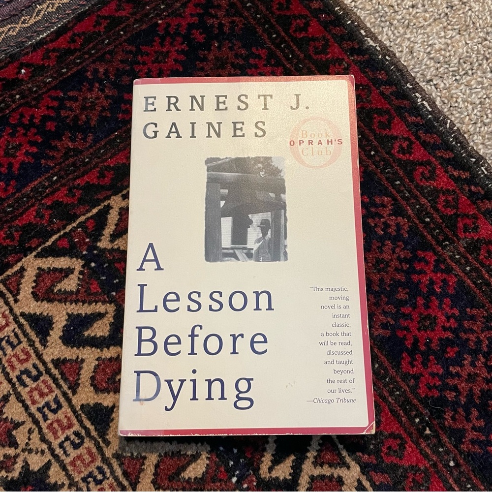 A Lesson Before Dying paperback